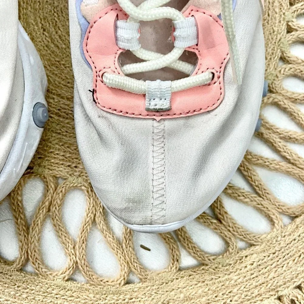 Nike React Element 55 Sneakers  Pale Pink Washed Coral Women's Size 6 BQ2728-601